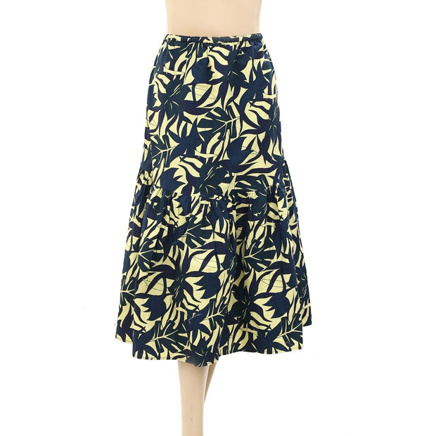 Ba&sh Wendy Printed Midi Skirt