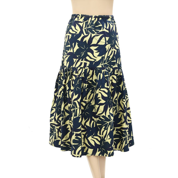 Ba&sh Wendy Printed Midi Skirt