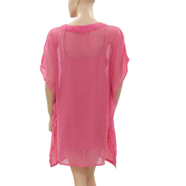 Free People Dot Embroidered Tunic Dress