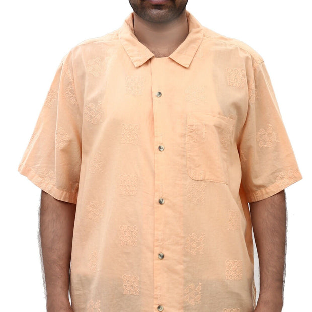 Urban Outfitters UO Men's Embroidered Button-Down Shirt Top S