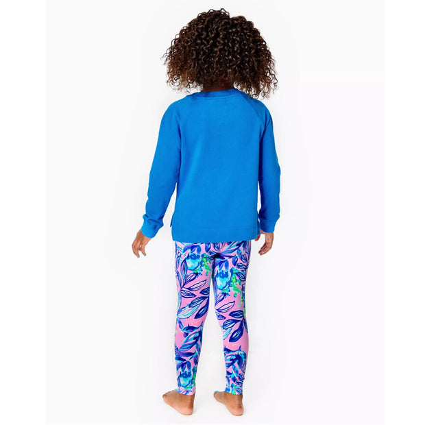 Lilly Pulitzer Girls Luxletic Mini Beach Comber Sweatshirt