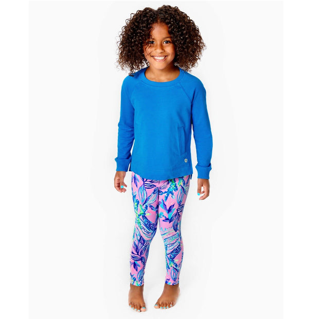 Lilly Pulitzer Girls Luxletic Mini Beach Comber Sweatshirt