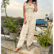 Denim & Supply by Ralph Lauren Open-Back Floral Printed Jumpsuit