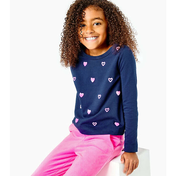 Lilly Pulitzer Kids Girls Mini Rami Sweatshirt Top