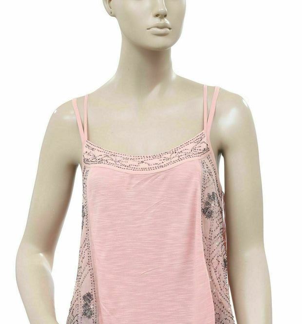 Kimchi Blue Urban Outfitters Embellished Criss Cross Cami Top M