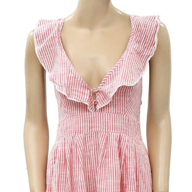 Free People Heartlines Mini Dress M