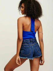 Free People Mockingbird Embroidered Blouse Top S-4