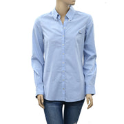 S.Oliver Solid Blue Shirt Tunic Top