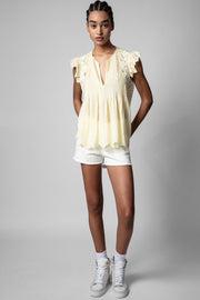 Zadig & Voltaire Tiara Tomboy Blouse Top