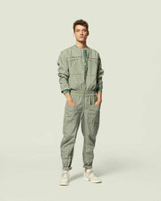 Isabel Marant Trevor Cotton-Canvas Boiler Suit Jumpsuit Men's Green