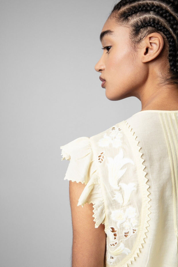 Zadig & Voltaire Tiara Tomboy Blouse Top