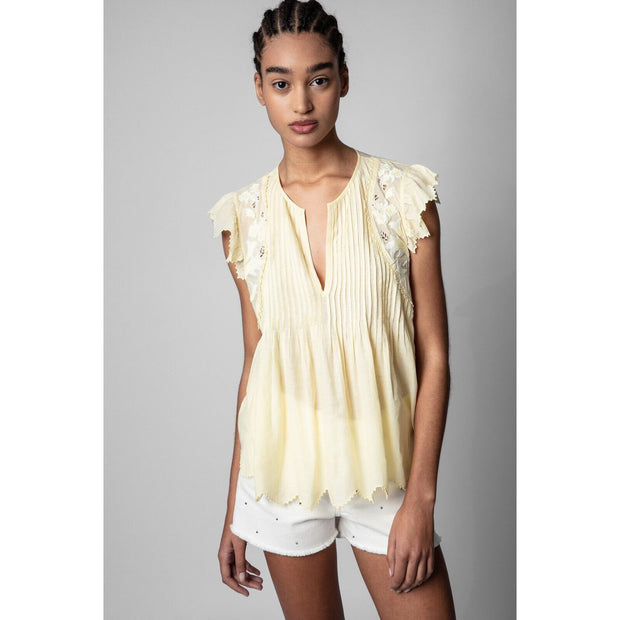 Zadig & Voltaire Tiara Tomboy Blouse Top