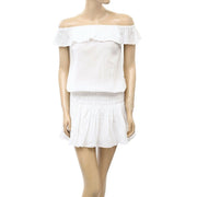 Free People 露肩迷你连衣裙