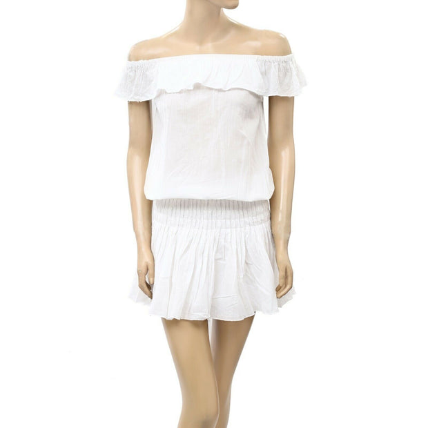 Free People 露肩迷你连衣裙