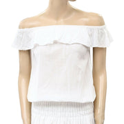 Free People 露肩迷你连衣裙