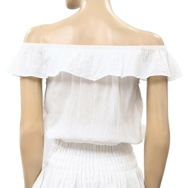 Free People 露肩迷你连衣裙