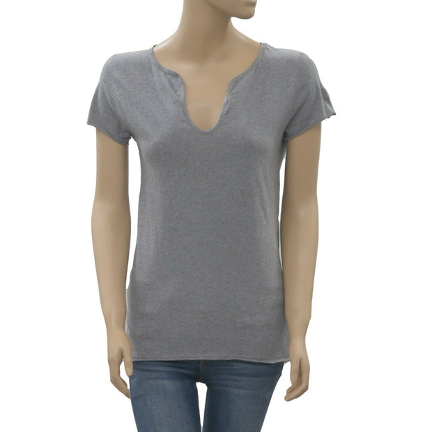 Zadig & Voltaire Zadig Rocks New York Glitter Printed T-Shirt Top