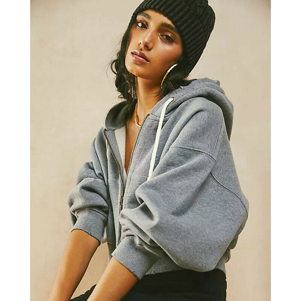 Free People We The Free Go To Hoodie Top L