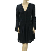 IRO Kelen Lace Black Tunic Dress S-36