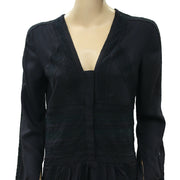IRO Kelen Lace Black Tunic Dress S-36