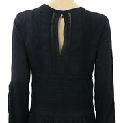 IRO Kelen Lace Black Tunic Dress S-36