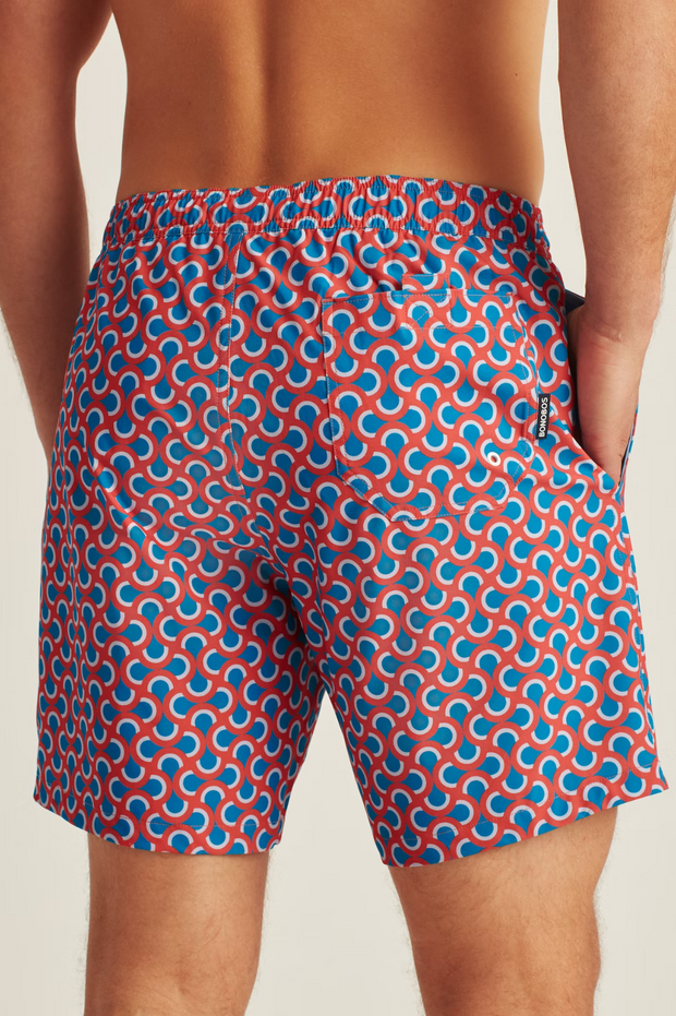 Bonobos Riviera Recycled Swim Noodle Geo Trunks Shorts XXL