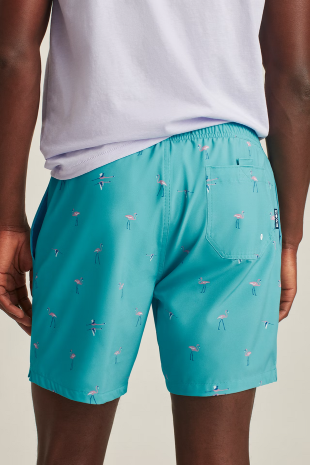 Bonobos Riviera Recycled Swim Trunks Anyway Flamingos Shorts L