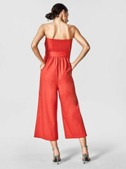 The Label Life Scarlet Tube Red Jumpsuit Dress
