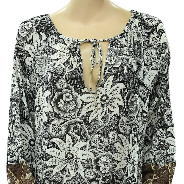 Free People Floral Printed Mini Dress XS