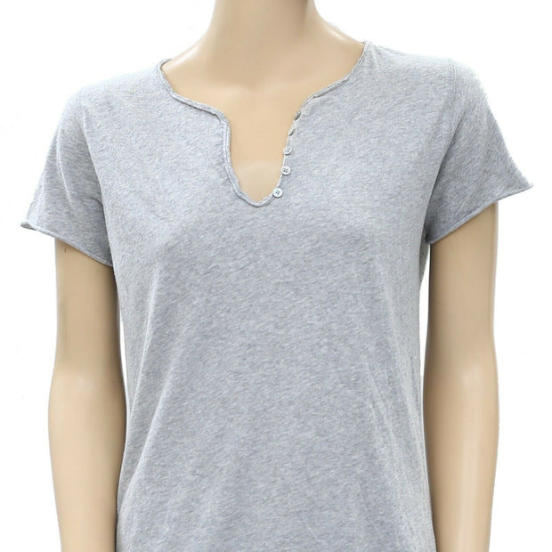 Zadig & Voltaire Tunisien Flashlight Beaded Blouse T-Shirt Top