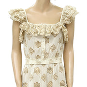 PQ Swim Anthropologie Haven Cate 荷叶边迷你连衣裙 XS /S
