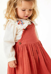 Next Baby Kids Girls Embroidered Buttondown Top 6-Month
