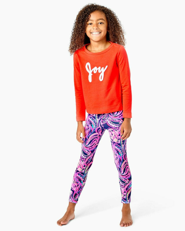 Lilly Pulitzer Kids Girls Mini Rami Sweatshirt Top