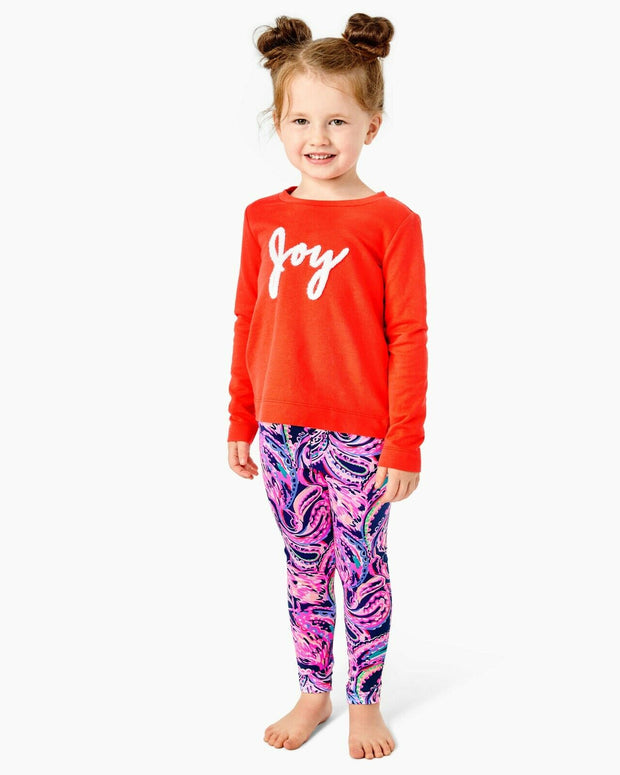 Lilly Pulitzer Kids Girls Mini Rami Sweatshirt Top
