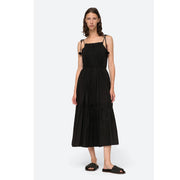 Sea New York Willa Smocked Midi Dress