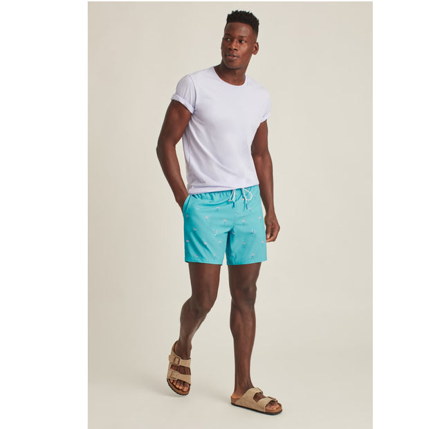 Bonobos Riviera Recycled Swim Trunks Anyway Flamingos Shorts L