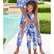Lilly Pulitzer Girls Mini Maliah Floral Jumpsuit Dress