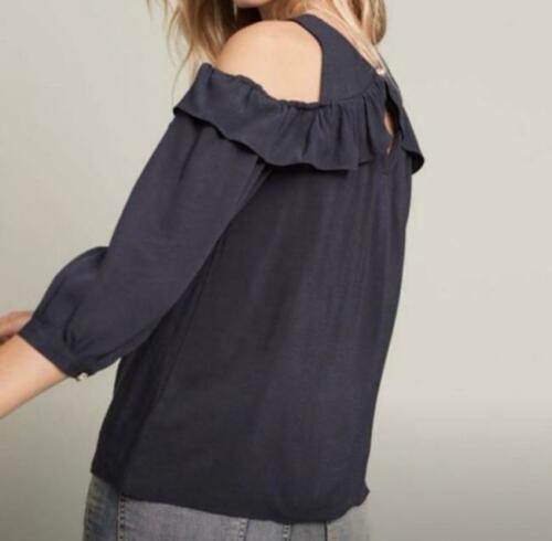 Maeve Anthropologie Cold Shoulder Tunic Top