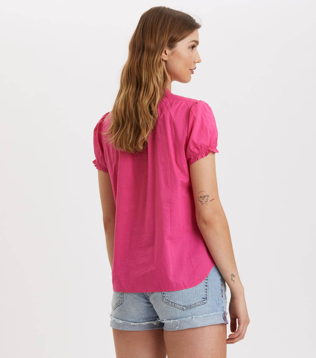 Odd Molly Anthropologie Sleeves Up Buttondown Blouse Top S-1