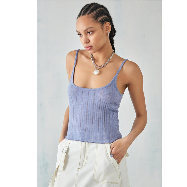 BDG Urban Outfitters Avery Laddered Cami Blouse Top