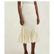 Rhode Resort Sienna Fishtail Midi Skirt