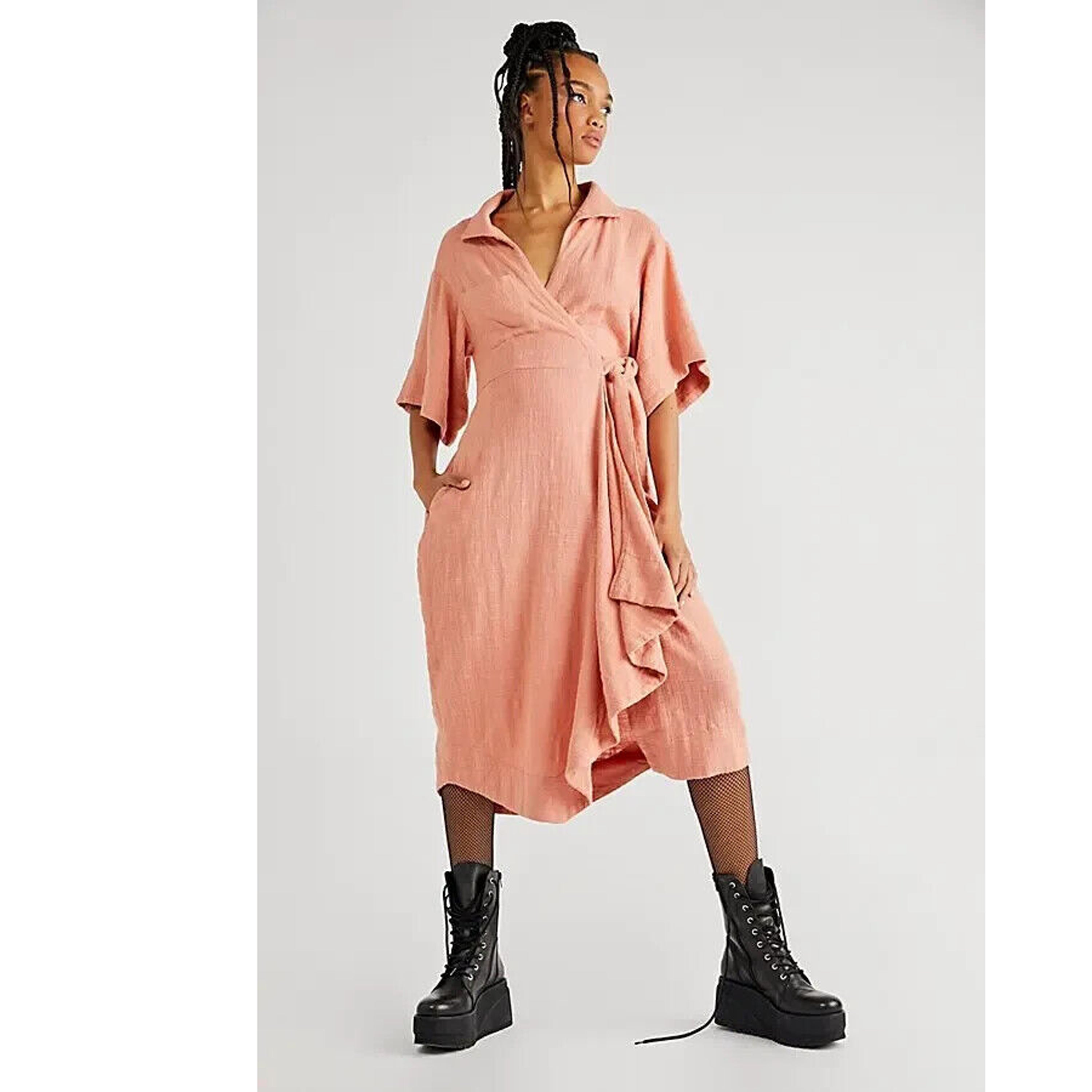 Free People Endless Summer Carefree Days Midi Dress S White