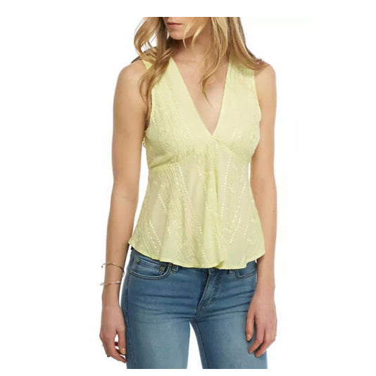 Free People Twist and Shell Blouse Tank Top