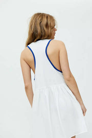 Urban Outfitters UO Hadley 撞色饰边迷你连衣裙