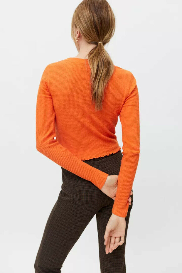 Urban Outfitters UO Shawni Free Your Mind Thermal Tee Cropped Top