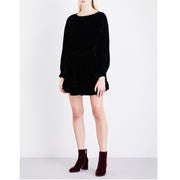 Ulla Johnson Claudette Velvet Mini Dress S