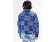 Urban Outfitters UO Markey Patchwork Quilted Shirt Jacket Buttondown