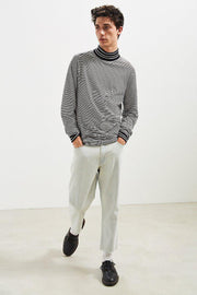 Urban Outfitters Men's Striped Turtleneck Long Sleeve T-Shirt XL