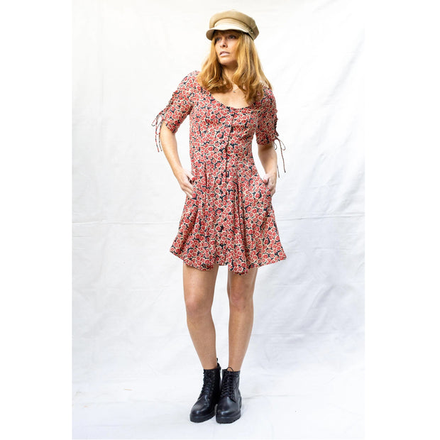 Free People Laced Up Mini Dress