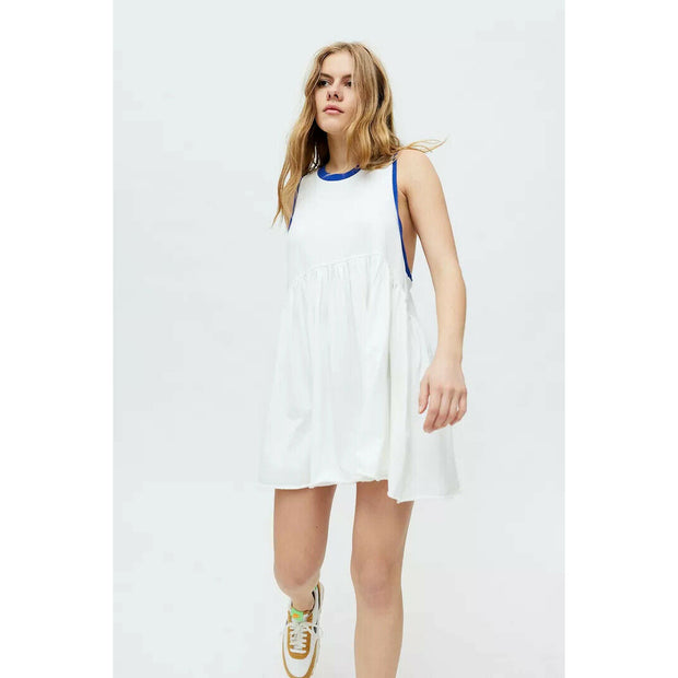 Urban Outfitters UO Hadley 撞色饰边迷你连衣裙